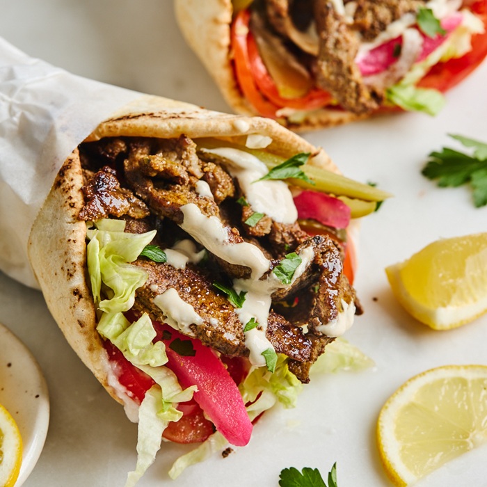 Beef Shawarma Wrap